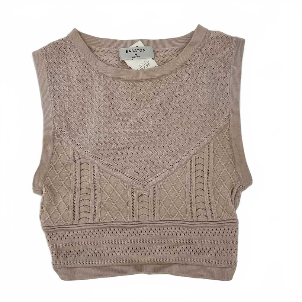 Babaton Beige Knit Vest & | Womens XS